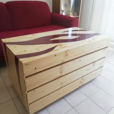 Présentation table basse epoxy