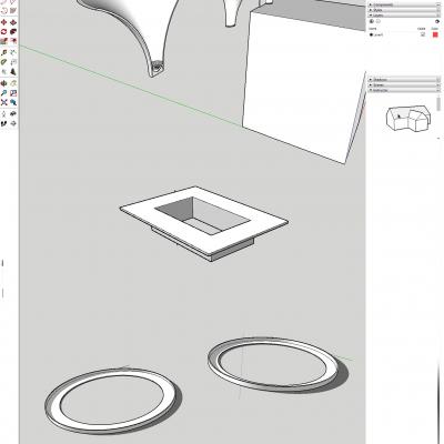 conception caches, bornier et diffuseurs