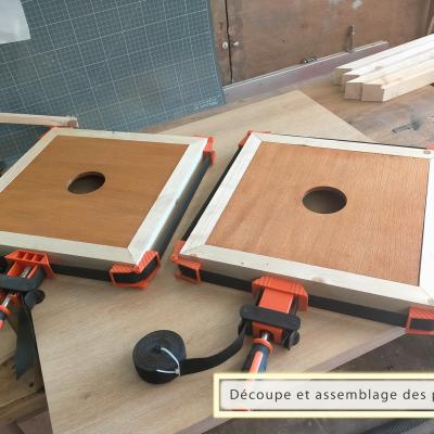 Premières découpes et assemblages