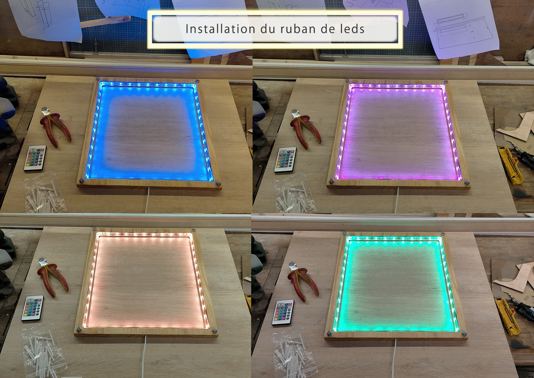 Installation des leds