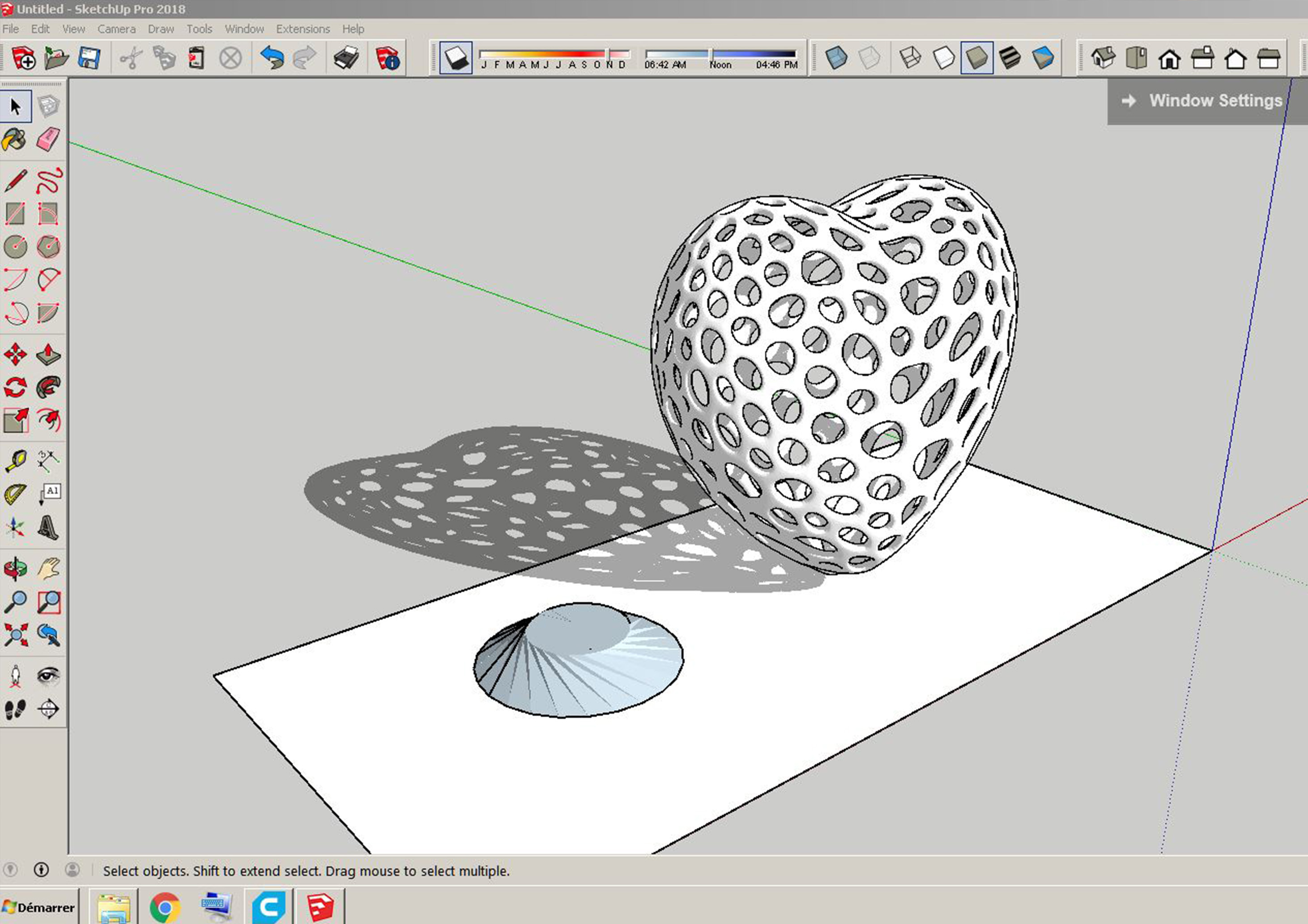 Modélisation sketchup